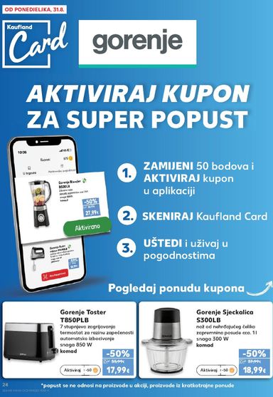 Katalog Kaufland - Kaufland - Neprehrambenih proizvoda vrijedi od 30.09. do 06.10. - stranica 24