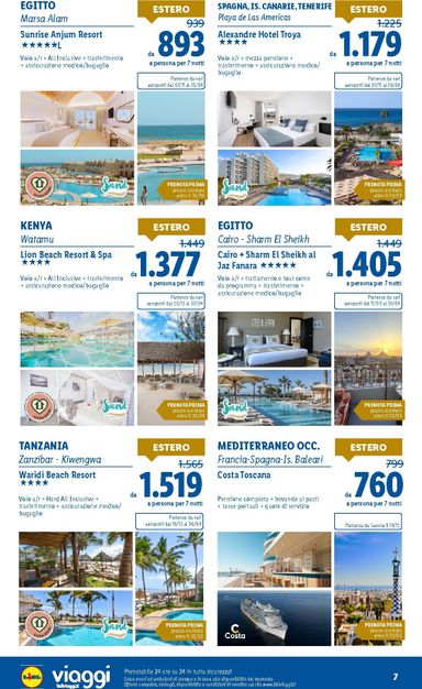 Volantino Lidl - Lidl - Viaggi valido dal 07/09 al 31/10 - pagina 7