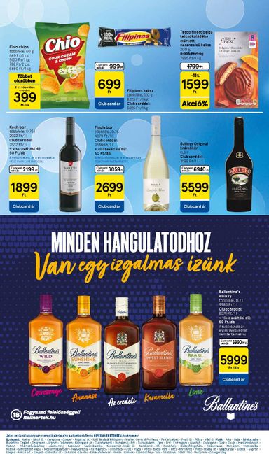 Akciós újság Tesco - Tesco érvényes 10.15.-tól 10.21.-ig - 18 oldal