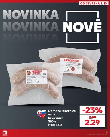 Leták Kaufland - Kaufland od 01.10. do 07.10. - strana 51