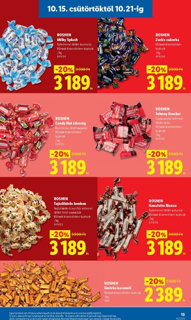 Akciós újság Lidl - Lidl érvényes 10.15.-tól 10.21.-ig - 15 oldal