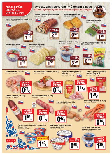 Leták COOP Jednota - COOP Jednota - Brezno od 23.09. do 13.10. - strana 2