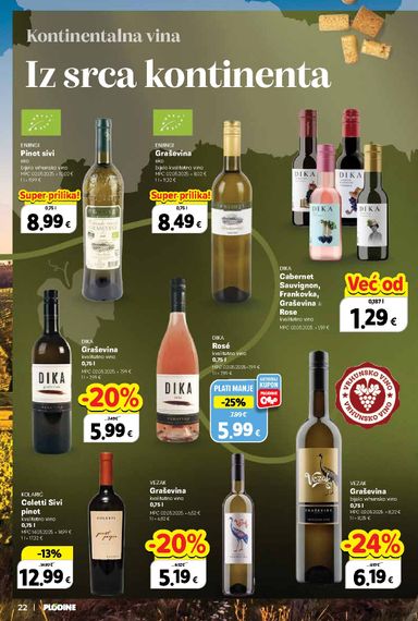Katalog Plodine - Plodine - Vinski putopis vrijedi od 24.09. do 07.10. - stranica 22
