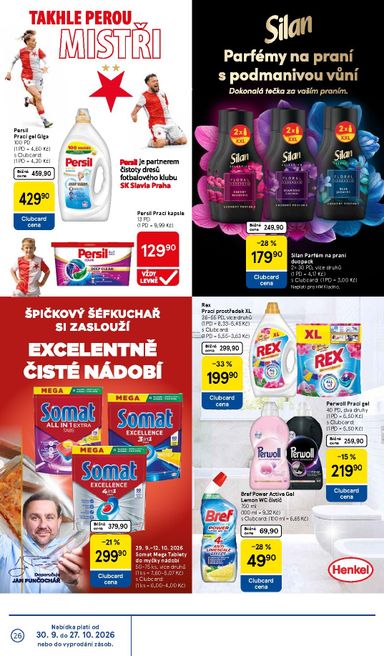 Leták Tesco - Tesco - Značky, které máte rádi od 30.09. do 27.10. - strana 26