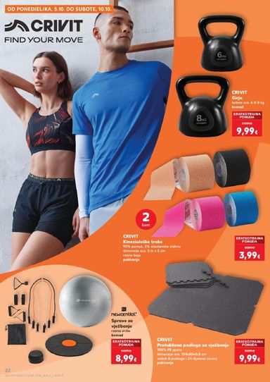 Katalog Kaufland - Kaufland - Neprehrambenih proizvoda vrijedi od 30.09. do 06.10. - stranica 22