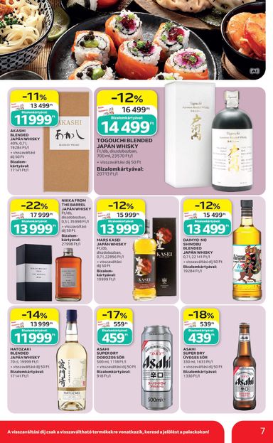 Akciós újság Auchan - Auchan - Ázsiai ajánlataink érvényes 10.08.-tól 10.21.-ig - 7 oldal