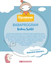 Rossmann - Babaprogram, érvényes hétfőtől 2026.09.14.