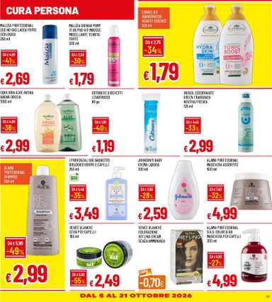 Volantino Galassia - Galassia - Buono Spesa 20% valido dal 30/09 al 21/10 - pagina 23