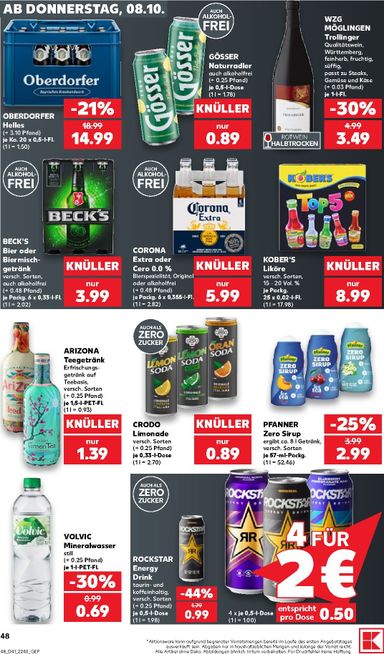 Leták Kaufland Německo - Kaufland Německo od 08.10. do 14.10. - strana 48