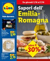 Lidl - Emilia Romagna valido da giovedì 01/10/2026