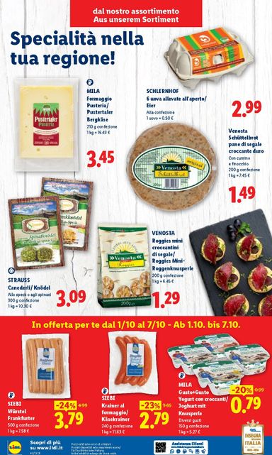 Volantino Lidl - Lidl - Trentino Alto-Adige valido dal 01/10 al 07/10 - pagina 4