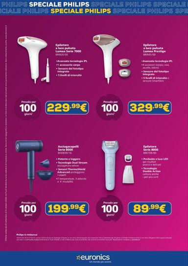 Volantino Euronics - Euronics - Speciale Philips valido dal 21/09 al 11/10 - pagina 6