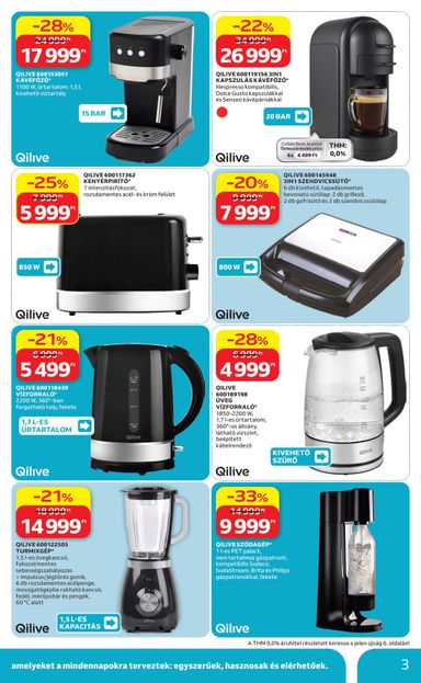 Akciós újság Auchan - Auchan - Qilive ajánlataink érvényes 10.08.-tól 10.28.-ig - 3 oldal