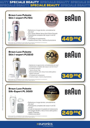 Volantino Euronics - Euronics - Beauty valido dal 08/10 al 28/10 - pagina 7