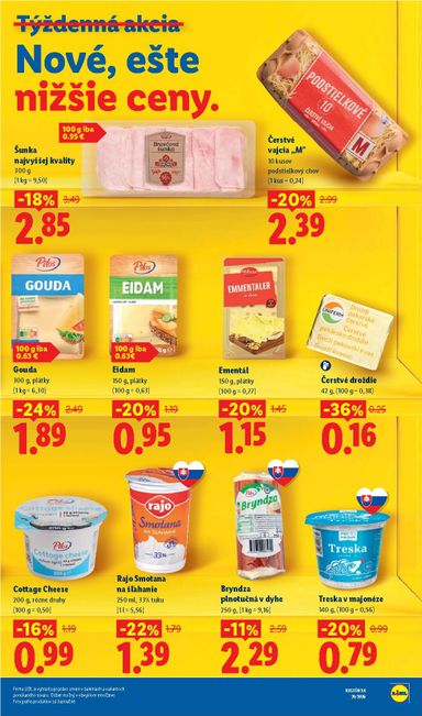 Leták Lidl - Lidl - Dlhodobo zlacnené od 03.07. do 31.12. - strana 5