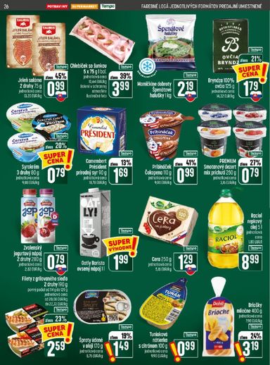 Leták COOP Jednota - COOP Jednota od 01.10. do 07.10. - strana 26