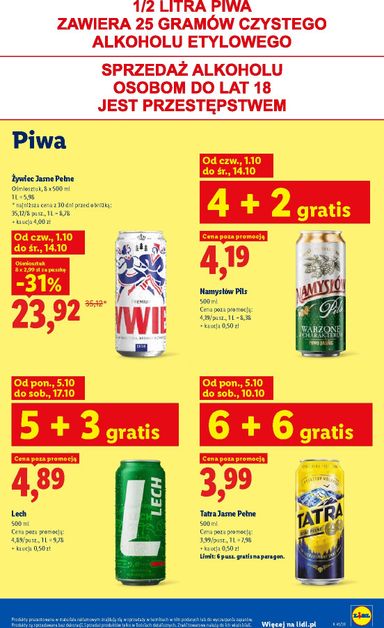 Leták Lidl Polsko - Lidl Polsko od 05.10. do 10.10. - strana 75
