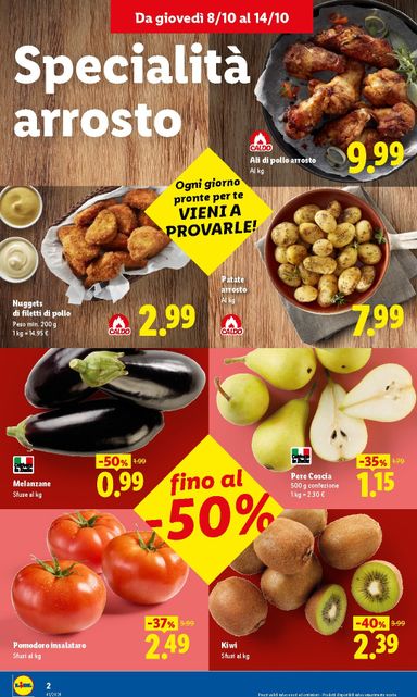 Volantino Lidl - Lidl - Nuova apertura Trieste valido dal 08/10 al 14/10 - pagina 2