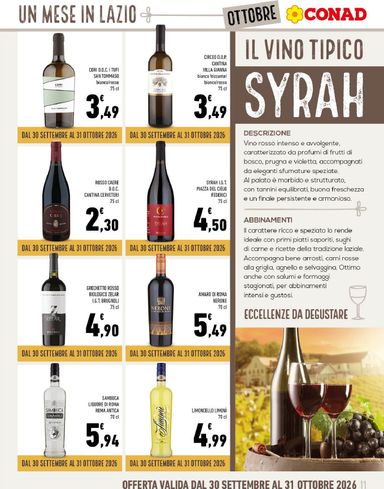 Volantino Conad - Conad valido dal 30/09 al 31/10 - pagina 11
