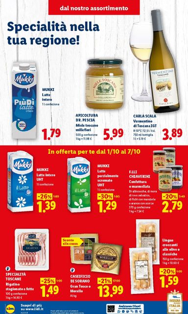 Volantino Lidl - Lidl - Toscana valido dal 01/10 al 07/10 - pagina 4