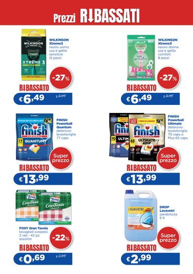 Volantino Acqua e Sapone - Acqua e Sapone - Prezzi Ribassati valido dal 04/09 al 01/11 - pagina 3