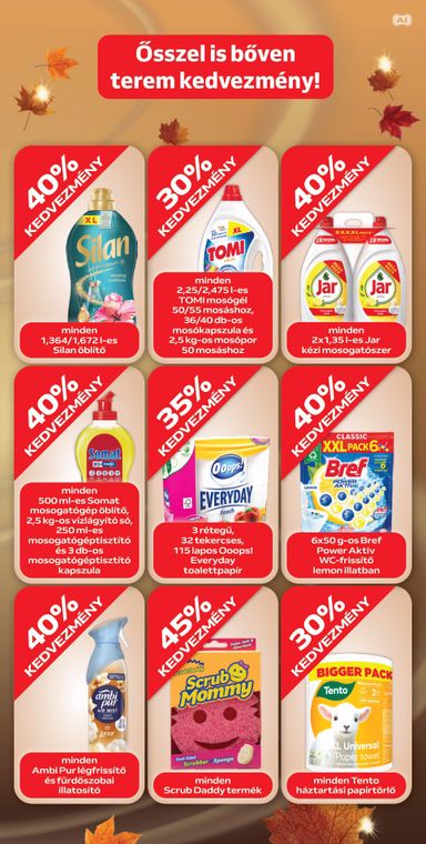 Akciós újság Auchan - Auchan - Őszi kuponnapok érvényes 10.01.-tól 10.11.-ig - 3 oldal