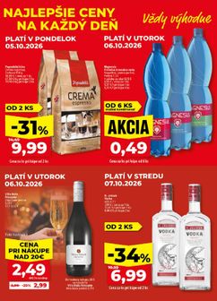 Klas leták platný od pondelka 05.10.