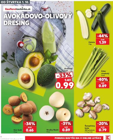 Leták Kaufland - Kaufland od 01.10. do 07.10. - strana 6