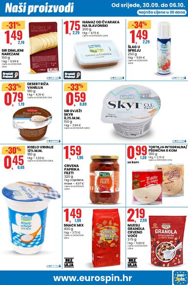 Katalog Eurospin - Eurospin vrijedi od 30.09. do 06.10. - stranica 17