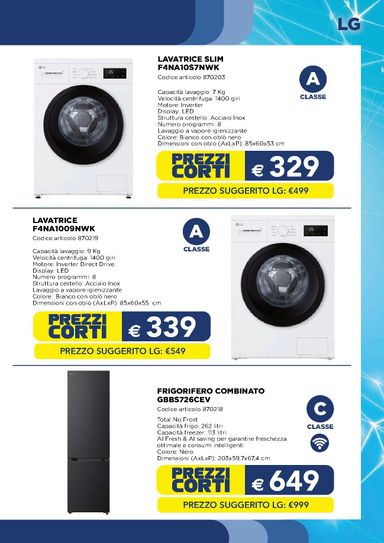Volantino Esselunga - Esselunga - Speciale Elettrodomestici valido dal 15/07 al 01/11 - pagina 7