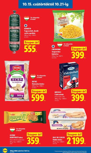 Akciós újság Lidl - Lidl érvényes 10.15.-tól 10.21.-ig - 16 oldal