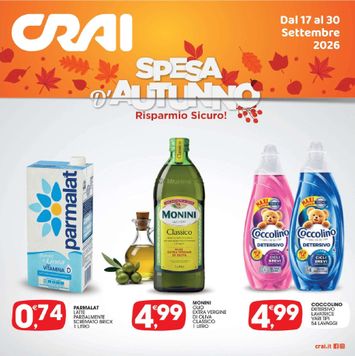 Volantino Crai - Crai - Palermo Sicilia valido dal 17/09 al 30/09 - pagina 1
