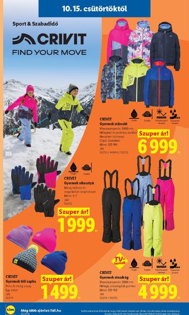 Akciós újság Lidl - Lidl - Nonfood érvényes 10.15.-tól 10.21.-ig - 4 oldal