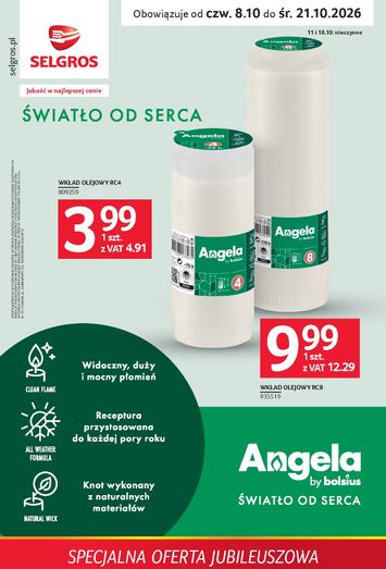 Gazetka Selgros - Selgros cash&carry - Specjalna Oferta Jubileuszowa od 08.10. do 21.10. - strona 1