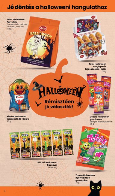 Akciós újság Spar - SPAR - Halloween katalógus érvényes 10.01.-tól 10.31.-ig - 4 oldal