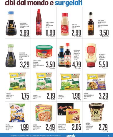 Volantino Piccolo - Piccolo - Offerte speciali valido dal 28/09 al 11/10 - pagina 5