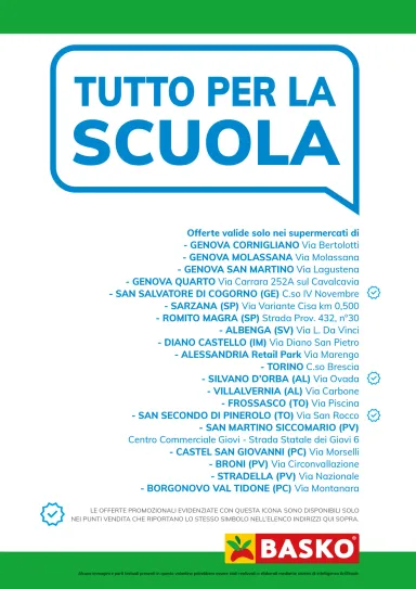 Volantino Basko - Basko - Tutto per la scuola valido dal 21/08 al 12/10 - pagina 2