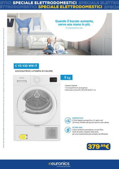 Volantino Euronics - Euronics - Speciale Beko valido dal 08/10 al 21/10 - pagina 9