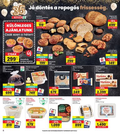 Akciós újság Spar - INTERSPAR érvényes 10.15.-tól 10.21.-ig - 8 oldal