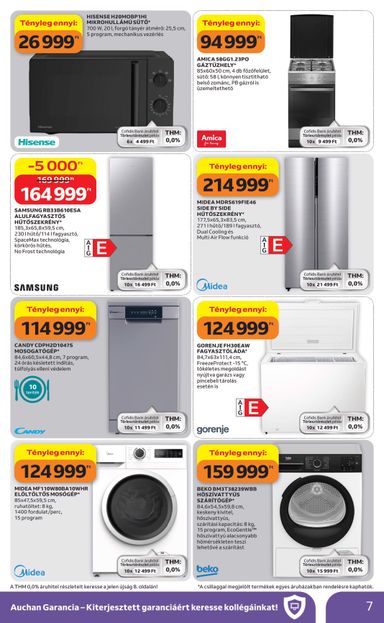 Akciós újság Auchan - Auchan - Műszaki ajánlataink érvényes 10.08.-tól 10.14.-ig - 7 oldal