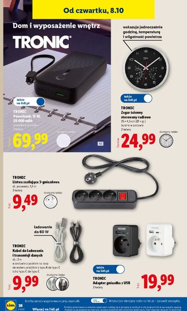Leták Lidl Polsko - Lidl Polsko - Katalog Okazji od 05.10. do 10.10. - strana 48