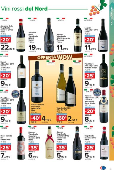 Volantino Carrefour - Carrefour - Catalogo vini valido dal 05/10 al 08/11 - pagina 21