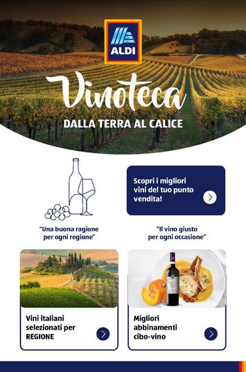 Volantino ALDI - ALDI - Brochure Vinoteca valido dal 06/07 al 31/12 - pagina 1