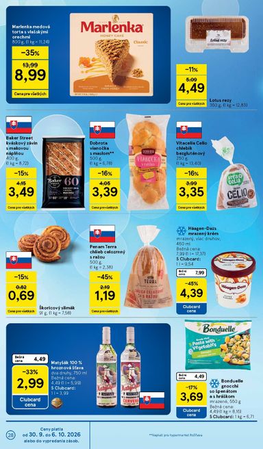Leták Tesco - Tesco od 30.09. do 06.10. - strana 28