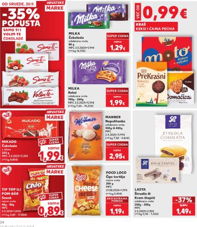 Katalog Kaufland - Kaufland vrijedi od 30.09. do 06.10. - stranica 24