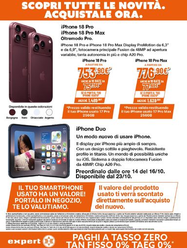 Volantino Expert - expert valido dal 24/09 al 07/10 - pagina 20