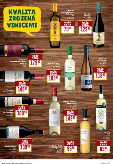 Leták Billa - Billa - Katalog: Podzimní nápoje od 30.09. do 20.10. - strana 10