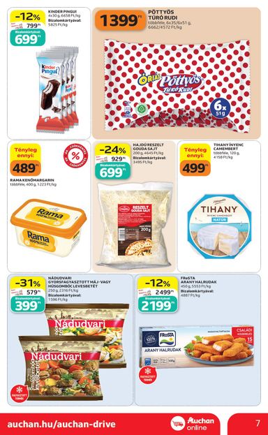 Akciós újság Auchan - Auchan szupermarket érvényes 10.08.-tól 10.14.-ig - 7 oldal