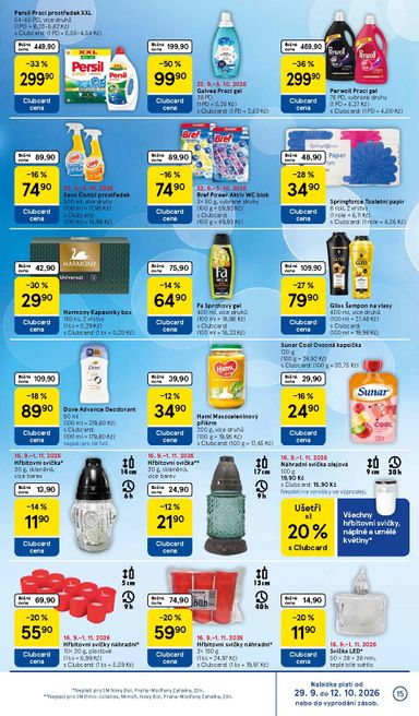 Leták Tesco - Tesco supermarket od 30.09. do 06.10. - strana 15