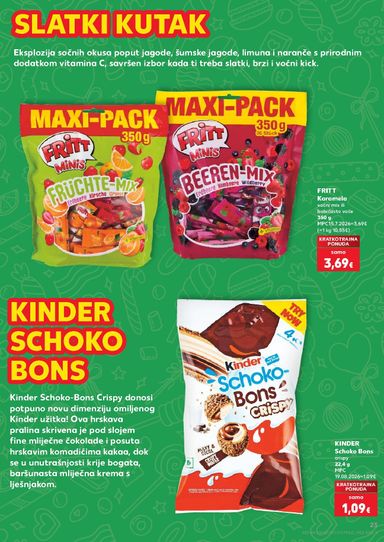Katalog Kaufland - Kaufland - Ti si naš broj 1 vrijedi od 30.09. do 06.10. - stranica 23